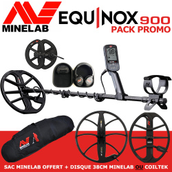 Détecteur Minelab Equinox 900 disque 38cm