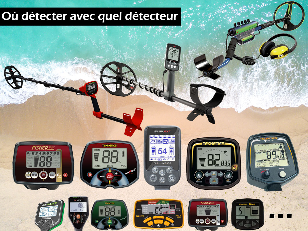 Les meilleurs détecteurs de métaux pour la détection à la plage