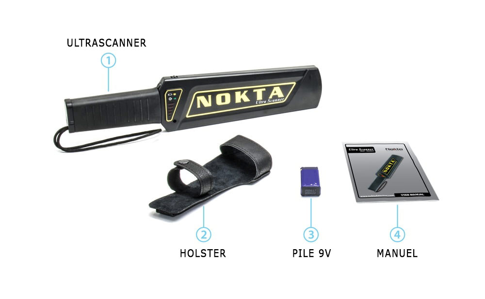 détecteur de sécurité à main ultrascanner